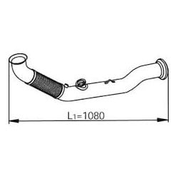 Tube avant pour Renault Trucks 7482414025