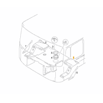 MOQUETTE DE PAROI LATERALE droit pour MAN 81628600578