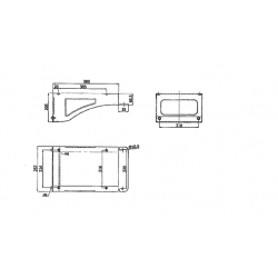 Platine de l’équerre  SP100003