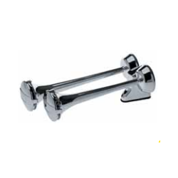 Avertisseur 2 tons chromé très puissant, à compresseur électropneumatique 24 Volts pour  Iveco  2994782