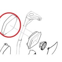 Capot arrière de rétroviseur Angle Mort, en Origine, pour Renault 7482408447