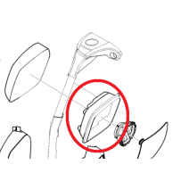 Carter cadre de rétroviseur grand angle pour Renault 7482408435