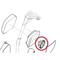 Actionneur de miroir pour rétroviseur grand angle pour Renault 7482408453