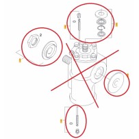 Kit Joints de boitier de direction pour Man 81462006351