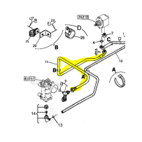 Flexible du  boitier de direction à la pompe  pour Renault Trucks 5010294242