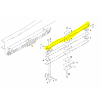 LAME N°1  Du RESSORT AVANT  81434026142 POUR MAN