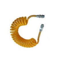 FLEXIBLE SPIRALE jaune 4 MÈTRES