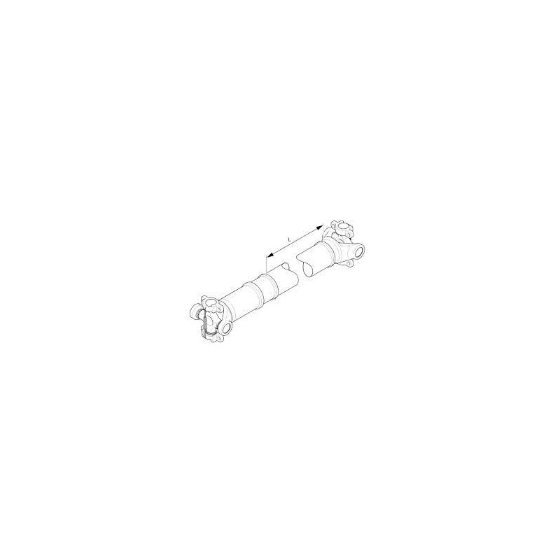 Arbre de transmission 1240 mm pour Scania  1758418