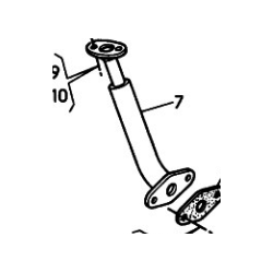 Durite de retour turbo pour 5000686746