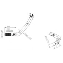 TUYAU ECHAPPEMENT pour Iveco 5801292786