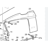 Déflecteur Supérieur Dt - Version Plastique A Peindre pour Volvo 3981727