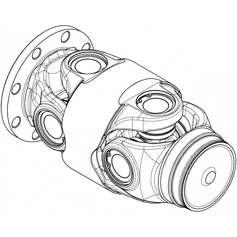 Mâchoire à Bride 150 x 102mm pour Arbre de transmission pour MAN