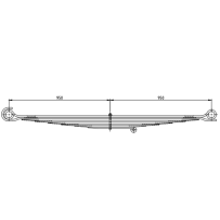 Ressort avant pour Iveco Eurotech 41005350