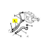 Tuyau vase EXP pour Renault Trucks 5000545725