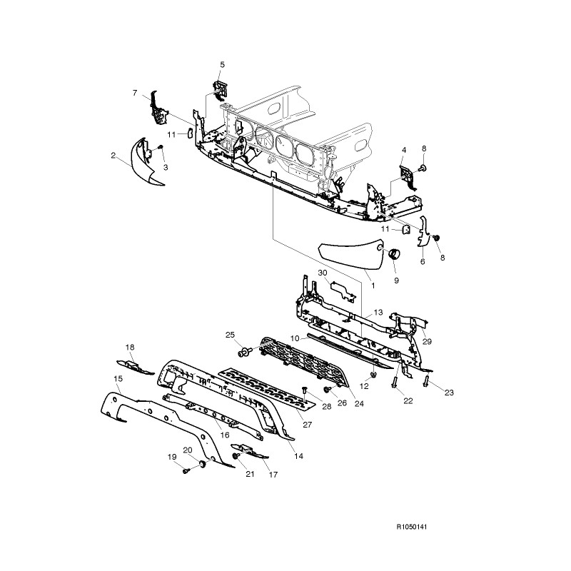 Pare choc droit origine pour Volvo 82378660