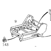 Cadre siege conducteur pour Mercedes - A 0009100065