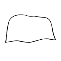 Joint de pare brise  pour Iveco 93902026