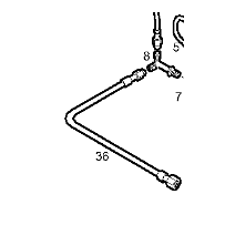 Flexible de basculement de cabine pour Iveco - 500300786