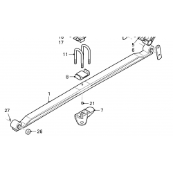 Lame de ressort AV pour DAF...