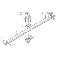 Lame de ressort AV pour DAF - 1711895