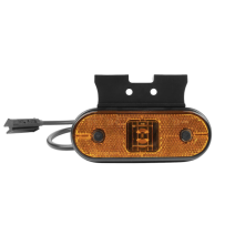 Feu orange, latéral avec support, universel type Aspock 31064017