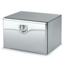 Coffre à outils en INOX (avec porte polie) L500xH350xP400mm