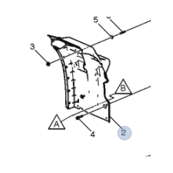 Aile avant droit pour Renault Trucks 7482647587