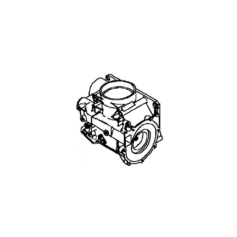 Bloc support de filtre à huile, sans couvercle, pour Renault - Volvo