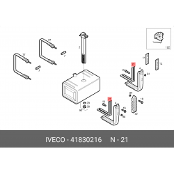 Ruban caoutchouc pour Iveco 41830216