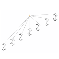 Ensemble  de coussinet d'arbre à cames pour MAN 51044106009