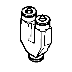 Raccord pneumatique 3 voies pour Renault 5005330278