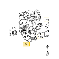 PRISE DE FORCE NA60-2C ATEGO CODE:NN2 RAPPORT 1:1.742 EN KOPPEL 400NM auxilliaire pour Mercedes Benz AXVV65041828