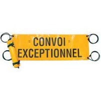 BACHE CONVOI EXCEPTIONNEL 1200X400 AVEC 4 O