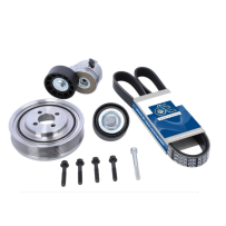Kit de tendeur de courroie, courroie multi-nervures pour Iveco 500055845