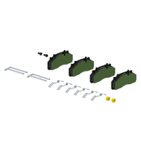 PLAQUETTE DE FREIN pour SCHMITZ  6401959332 - 1100810