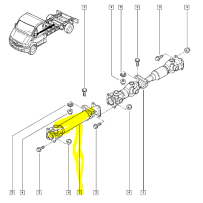 Arbre de transmission coté BV pour Renault 5010143741