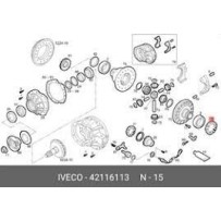 ECROU pour Iveco 42116113