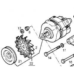 Alternateur pour Iveco -...