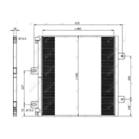 Condenseur de climatisation pour Renault 5010514079