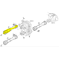 Arbre de transmission boite de vitesse-boite de transfert pour Iveco 504263103