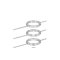 Jeu de segment piston pour Mercedes - A 5410300024
