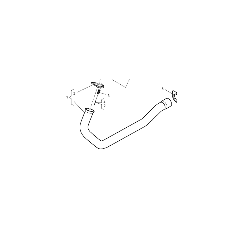 Tube entrée échappement pour Renault Midlum 5010528165
