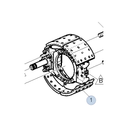 Kit machoire et garniture AV D pour Volvo - 21958450