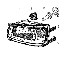 Feu AV G pour Renault - 7485138787