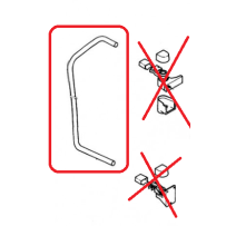 Bras de rétroviseur droit pour Renault Trucks S150 5001824146