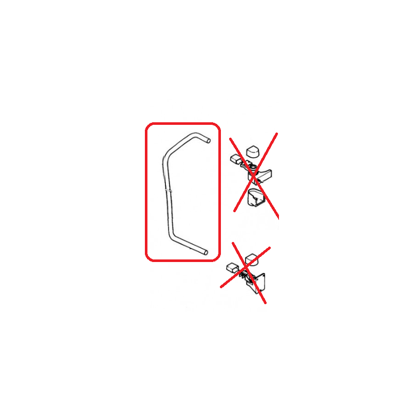 Bras de rétroviseur droit pour Renault Trucks S150 5001824146