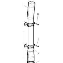 Tube intermédiaire ech. vertical pour Volvo FH