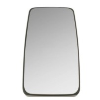 Glace de rétroviseur principal, chauffant, sur support plastique pour DAF 1685330