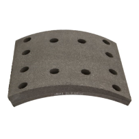 Jeu de segments de frein sans rivet, pour 1 essieu, pour Iveco 1906413