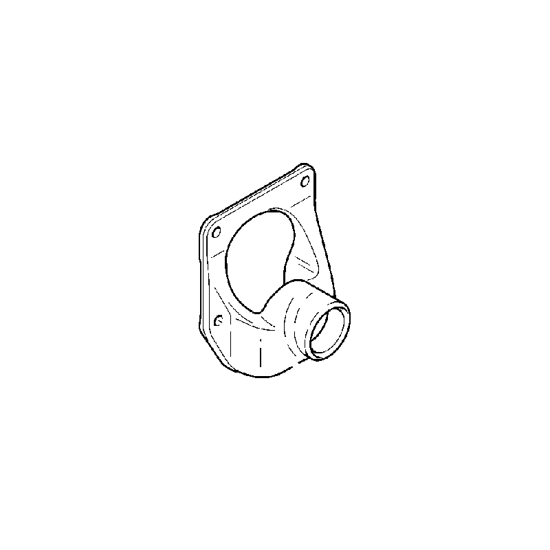 Ferrure (arrière droite) de ressort Arrière pour Renault Mascott